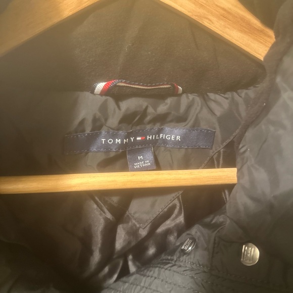 Black Puffer Jacket with Fur Hood - Picture 7 of 10